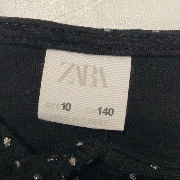 Girls Rhinestone and Tulle Top, Size 10 - Picture 5 of 5